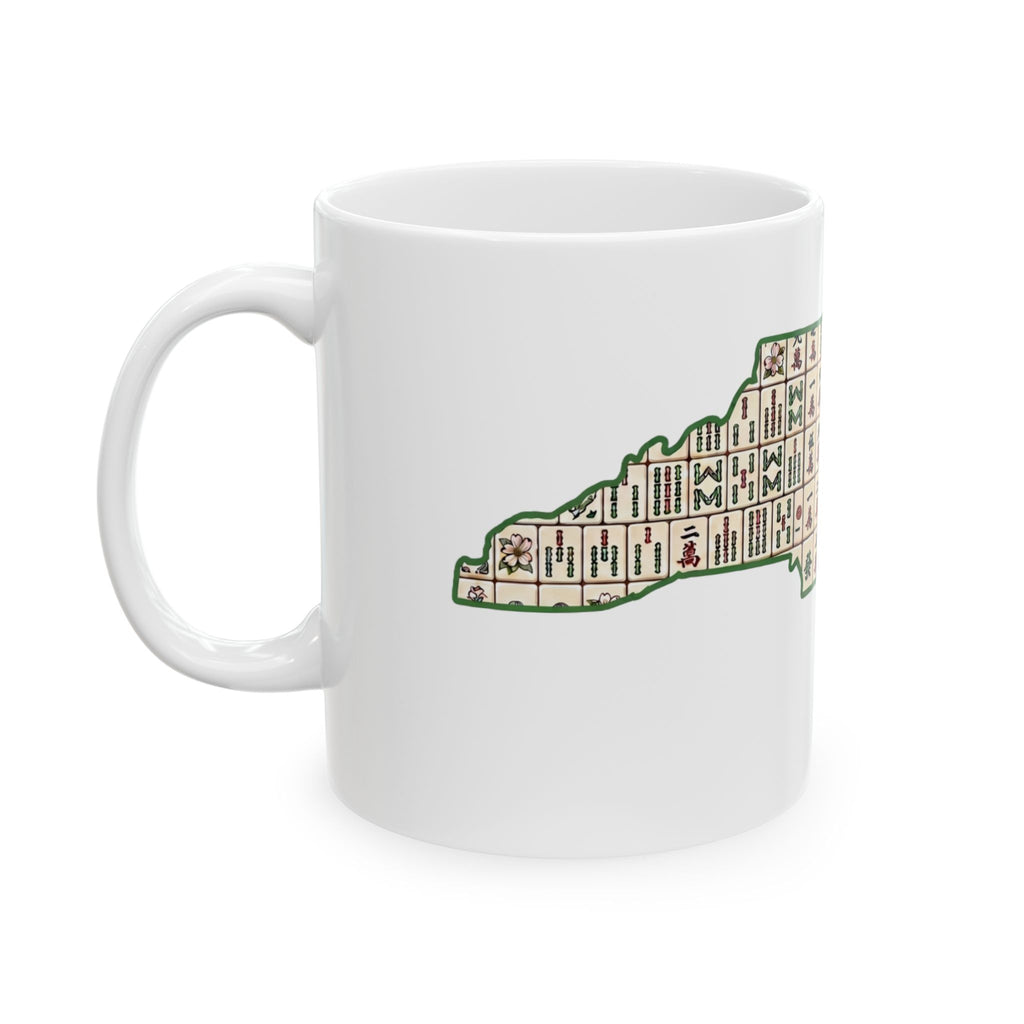 States of Mahj Ceramic Mug - North Carolina