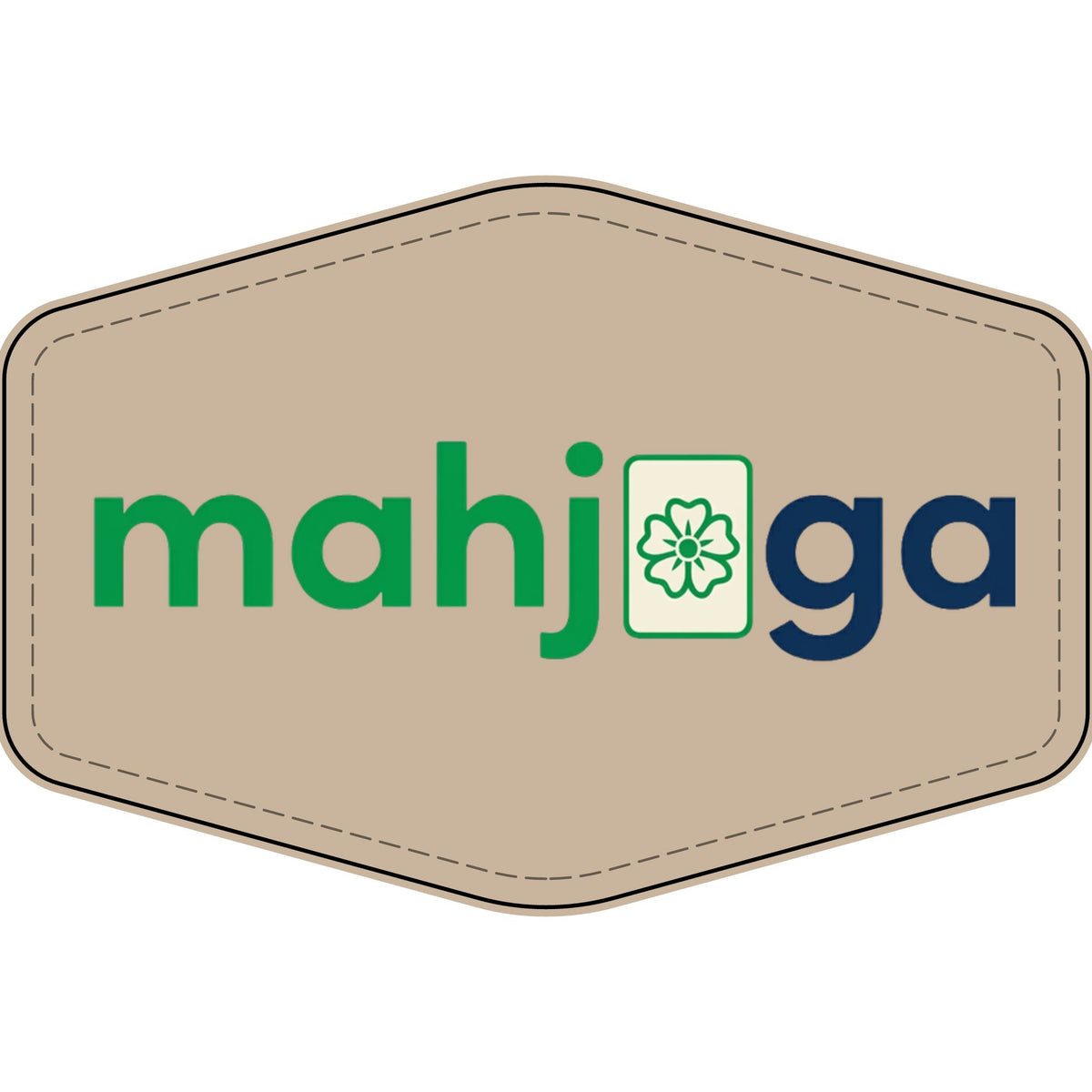 States of Mahj Mahjong Tile Logo Patch | Georgia