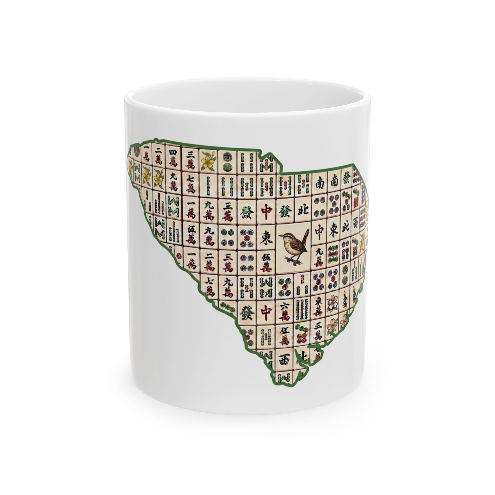 States of Mahj Ceramic Mug - South Carolina