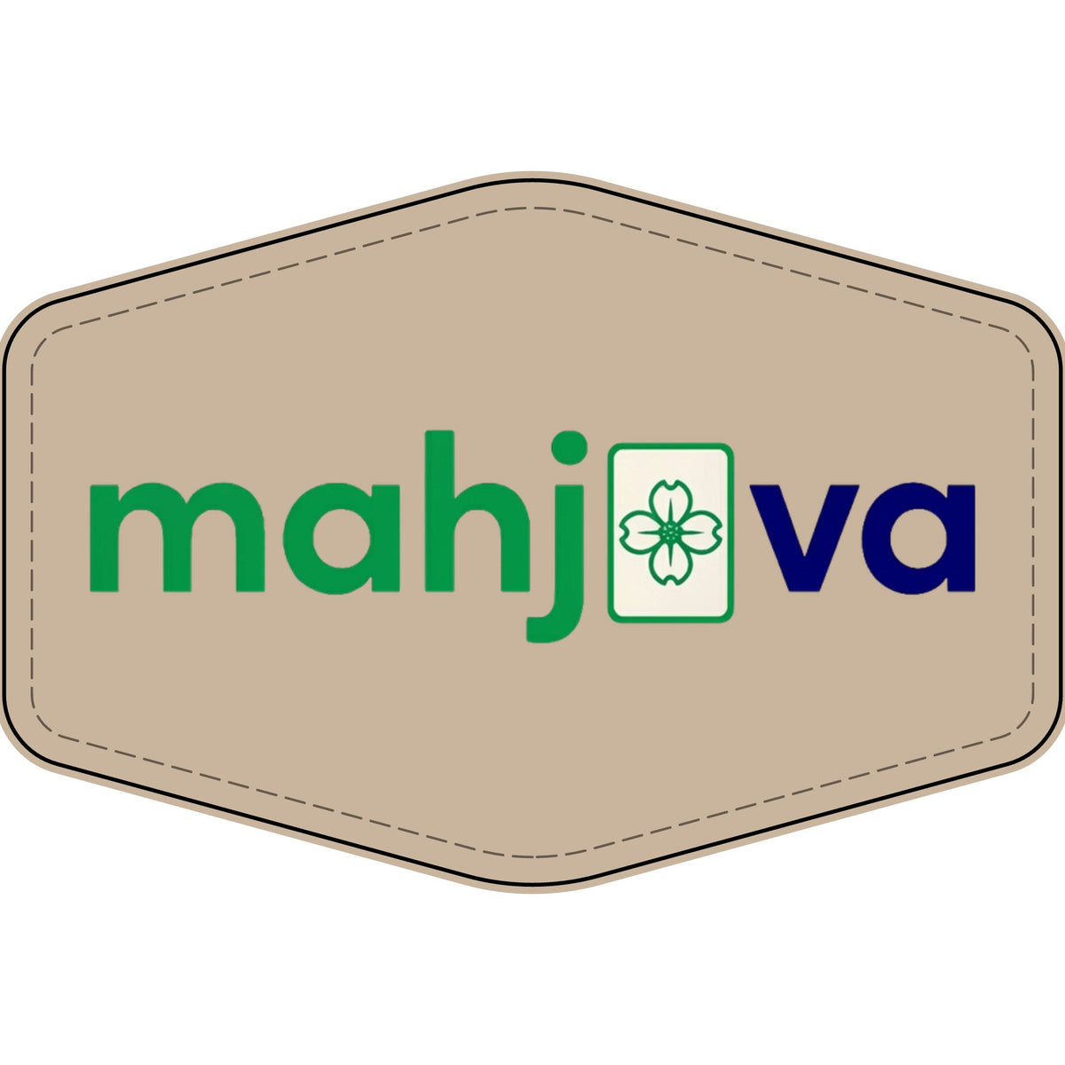 States of Mahj Mahjong Tile Logo Patch | Virginia