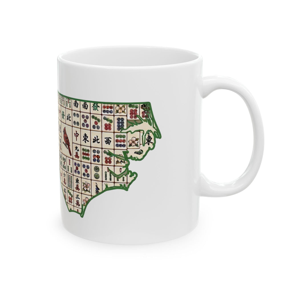 States of Mahj Ceramic Mug - North Carolina