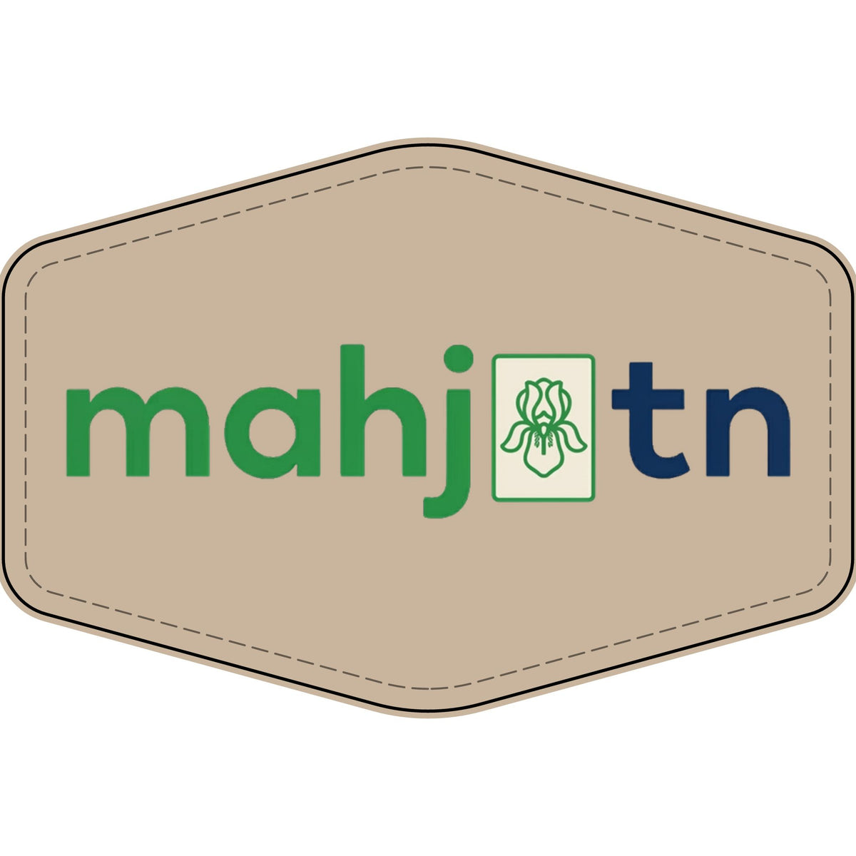 States of Mahj Mahjong Tile Logo Patch | Tennessee